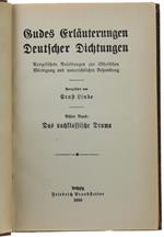 Das Nachklassische Drama. Gudes Erläuterungen Deutscher Dichtungen - Viii Band