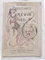 Almanach des parisiennes 1881. (Douzième année)