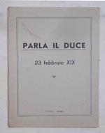 Parla il Duce. 23 febbraio 1941