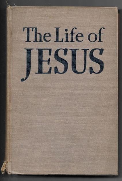 The life of Jesus - Ernest Renan - copertina