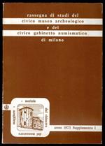 Rassegna di studi del civico museo archeologico e del civico gabinetto numismatico di Milano