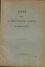 Atti della R. Deputazione Veneta di storia patria 1912-1913