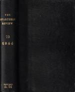 The Quarterly Review Vol. LXXIII n. CXLV-CXLVI Anno 1843-1844