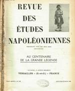 Revue des etudes napoleoniennes. Tome XLVI, fasc.183, 184, gen/feb, mar/apr 1940