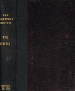 The quarterly review. Vol.172, january & april 1891