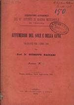 Effemeridi del sole e della luna calcolate per l'anno 1896