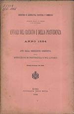 Annali del credito della previdenza anno 1884 prima sessione