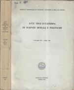 Atti dell'Accademia di scienze morali e politiche Volume XCV 1984