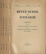 Revue Suisse de Zoologie fas. 1-2-3-4 Anno 1973