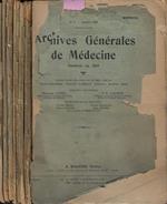 Archives Generales de Medecine n. 1-2-3-9-10-11-12 1908