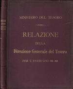 Relazione generale della Direzione Generale del Tesoro per l'esercizio 1903-1904