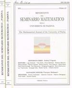 Rendiconti del seminario matematico della universita di Padova vol.113, 114, anno 2005