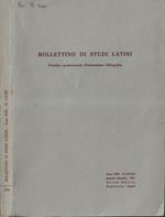 Bollettino di studi latini anno 1983 Ff. I, II, III