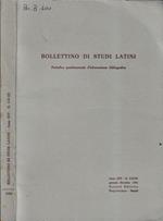 Bollettino di studi latini anno 1984 Ff. I, II, III