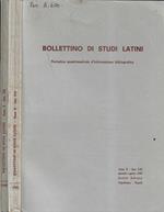 Bollettino di studi latini anno 1980 Ff. I, II, III