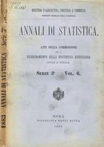 Annali di statistica. Atti della commissione per il riordinamento della statistica giudiziaria civile e penale. Serie 3, vol.6