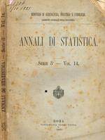 Annali di statistica. Serie 3, vol.14