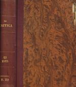 La critica. Rivista di letteratura, storia e filosofia. Anno XIII, seconda serie, 1915