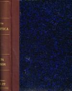 La critica. Rivista di letteratura, storia e filosofia. Volume XXXIV, terza serie, 1936