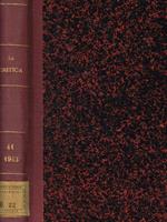 La critica. Rivista di letteratura, storia e filosofia. Volume XLI, quarta serie, 1943