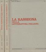 La rassegna della letteratura italiana. Anno 104, serie IX, 2000. 2voll.