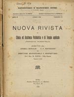 Nuova rivista di clinica ed assistenza psichiatrica e di terapia applicata. Anno III, fasc I/II, III/IV, 1926