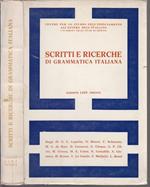 Scritti e ricerche di grammatica italiana