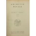 Archivio penale. Volume V - Anno 1949