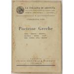 Poetesse greche (Saffo - Corinna - Telesilla - Prassilla - Erinna - Anite - Miro - Nosside - Edila - Melinno)