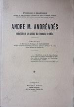 Andre M. Andreades. Fondateur de la science des finances en Grece