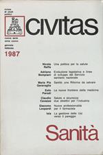Civitas. Rivista bimestrale di studi politici. N.1 - 1987. Sanità