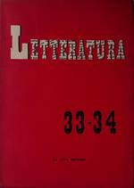 Letteratura 33-34. Anno V maggio-agosto 1958