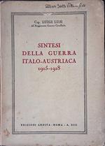 Sintesi della Guerra italo ustriaca. 1915-1918
