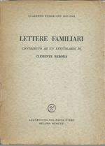 Lettere familiari - Contributo ad un epistolario di Clemente Rebora