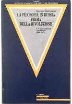 La filosofia in Russia prima della rivoluzione I «Voprosy filosofii i psichologii» (1890-1917)