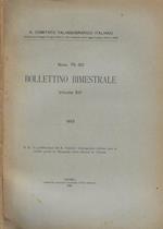 Bollettino Bimestrale vol. XII, n. 75-80 Anno 1922