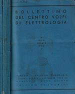 Bollettino del Centro Volpi di elettrologia Anno 1942 n. 1-2-3