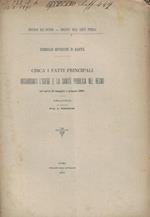 Circa i fatti principali riguardanti l'igiene e la sanità pubblica nel Regno nei mesi di maggio e giugno 1890 L. Pagliani