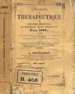 Annuaire de therapeutique de matiere medicale de pharmacie et de toxicologie pour 1860 A.Bouchardat