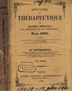 Annuaire de therapeutique de matiere medicale de pharmacie et de toxicologie pour 1855 M.Bouchardat