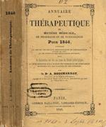 Annuaire de therapeutique de matiere medicale de pharmacie et de toxicologie pour 1846 A.Bouchardat
