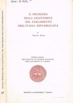 Il problema della legittimità nel parlamento dell'italia repubblicana