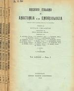 Archivio italiano di anatomia e di embriologia. Vol.LXXIII, 1968 I.Fazzari, diretto da