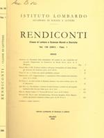 Istituto lombardo, accademia di scienze e lettere. Rendiconti. Classi di lettere e scienze morali e storiche Vol. 135 (2001) fasc.1