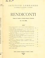 Istituto lombardo, accademia di scienze e lettere. Rendiconti. Classe di lettere e scienze morali e storiche. Vol.122 (1988)