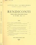 Istituto lombardo. Accademia di scienze e lettere. Rendiconti. Classe di lettere e scienze morali e storiche. Vol.138 (2004) fasc. 1-2