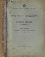 Atti della Commissione di Statistica e Legislazione