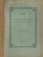 Atti della Fondazione Scientifica Cagnola dalla sua istituzione in poi Vol. XXXI che abbraccia glia anni 1934-1937