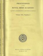 Proceedings of the Royal Irish Academy section A- Mathematical and Physical Sciences Vol 93 dal n. 1 al n. 2
