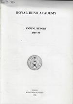 Royal Irish Academy Annual Report 1989-90